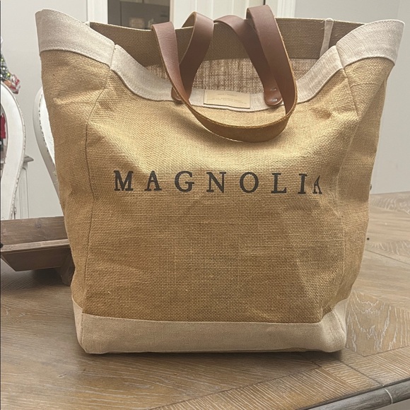Magnolia Handbags - Magnolia Beige and Cream Tote Bag